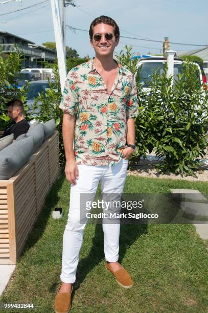 Eric Goldie attends the Modern Luxury + The Next Wave at Breakers Montauk on July 14, 2018 in Montauk, New York.