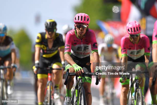 Arrival / Rigoberto Uran of Colombia and Team EF Education First - Drapac P/B Cannondale / during the 105th Tour de France 2018, Stage 9 a 156,5...