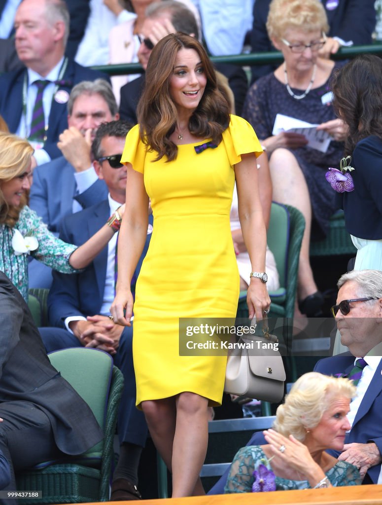 Celebrities Attend Wimbledon