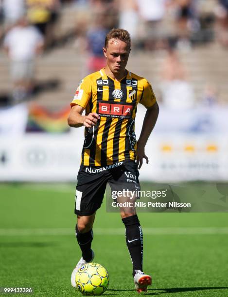 Adam Andersson of BK Hacken during the Allsvenskan match between IFK Norrkoping and BK Hacken at Ostgotaporten on July 15, 2018 in Norrkoping, Sweden.