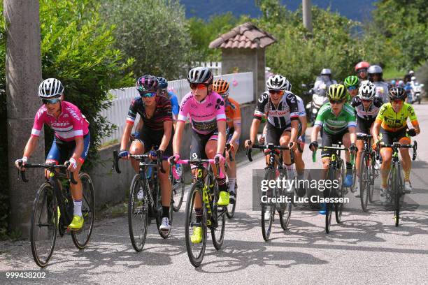 Ashleigh Moolman Pasio of South Africa and Cervelo-Bigla Pro Cycling Team / Katarzyna Niewiadoma of Poland and Team Canyon SRAM Racing / Annemiek van...