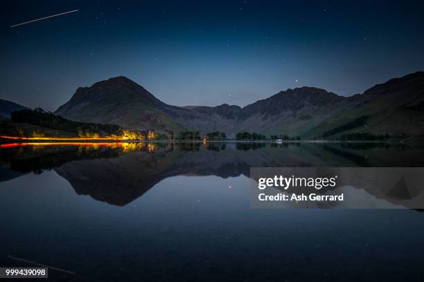 buttermere perfection (night)! - gerrard stock pictures, royalty-free photos & images