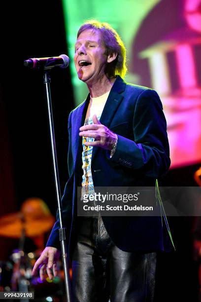 Singer Ron Dante of the classic pop band The Archies performs onstage during the Happy Together tour at Saban Theatre on July 14, 2018 in Beverly...
