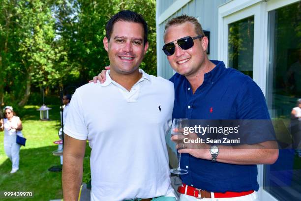 Alex Carantza and Justin Concannon attend Roric Tobin Hosts 'A Pop Of Color,' Celebrating Justin Concannon's Birthday And The Completion Of...