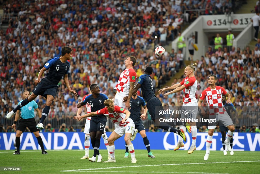 France v Croatia - 2018 FIFA World Cup Russia Final