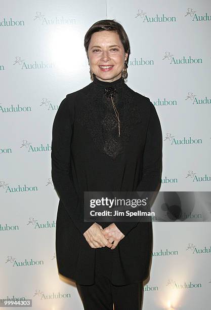 Actress Isabella Rossellini attends the 7th Annual National Audubon Society's Women In Conservation luncheon at The Plaza Hotel on May 18, 2010 in...