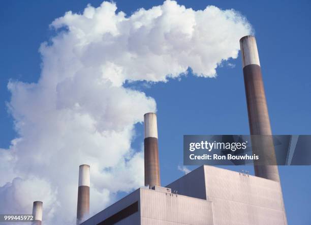 lakeview generating station - smoke stack stock pictures, royalty-free photos & images