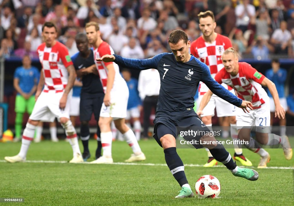 France v Croatia - 2018 FIFA World Cup Russia Final