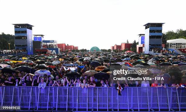 General view during the 2018 FIFA World Cup Final match between France v Croatia at Luzhniki Stadium on July 15, 2018 in Moscow, Russia.