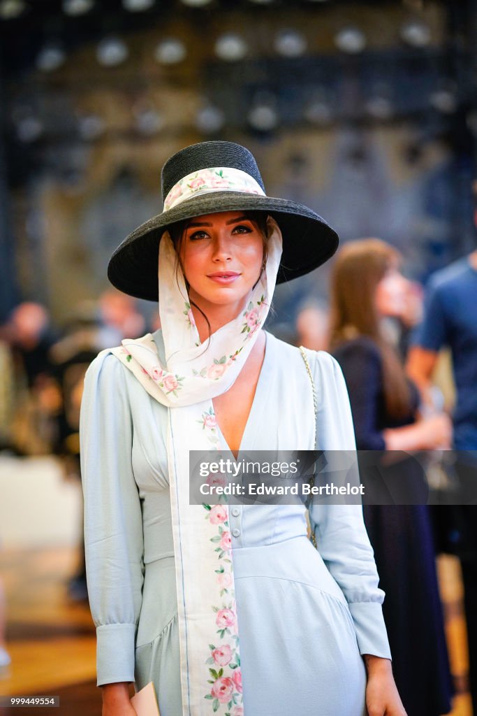 Ulyana Sergeenko : Front Row - Paris Fashion Week - Haute Couture Fall Winter 2018/2019