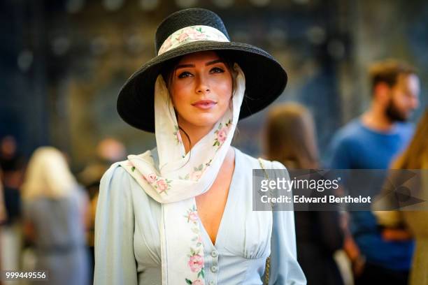 Guest attends the Ulyana Sergeenko Haute Couture Fall Winter 2018/2019 show as part of Paris Fashion Week on July 3, 2018 in Paris, France.