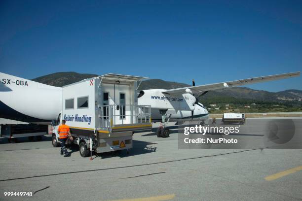 Olympic Air is a regional airline based in Athens International Airport in Greece, owned by Aegean Airlines. The fleet consists fully of Turboprop...