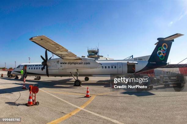 Olympic Air is a regional airline based in Athens International Airport in Greece, owned by Aegean Airlines. The fleet consists fully of Turboprop...