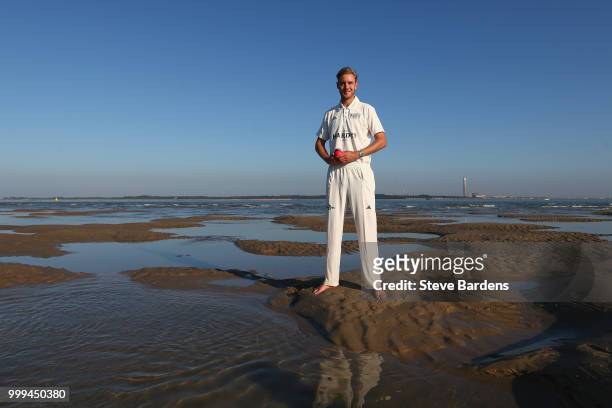 Stuart Broad turns out for the Royal Southern Yacht Club against the Island Sailing Club during the Annual Bramble Bank Cricket Match 2018 supported...