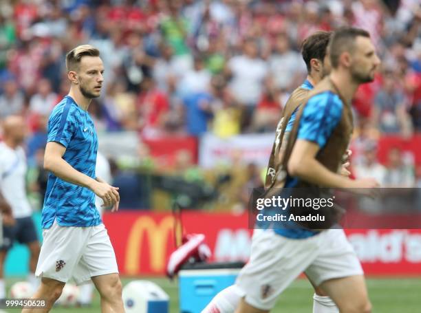 Rakitic of Croatia is seen ahead of the 2018 FIFA World Cup Russia final match between France and Croatia at the Luzhniki Stadium in Moscow, Russia...