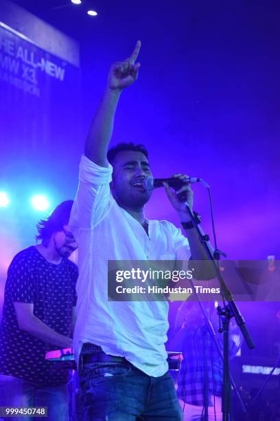 Singer Jayant performs during the Hindustan Times Friday Jam season 5 at Cyber Hub, on June 8, 2018 in Gurugram, India.