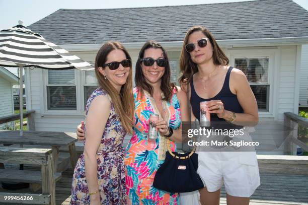 Sabina Breece and Samira Shamoon attend the Modern Luxury + The Next Wave at Breakers Montauk on July 14, 2018 in Montauk, New York.