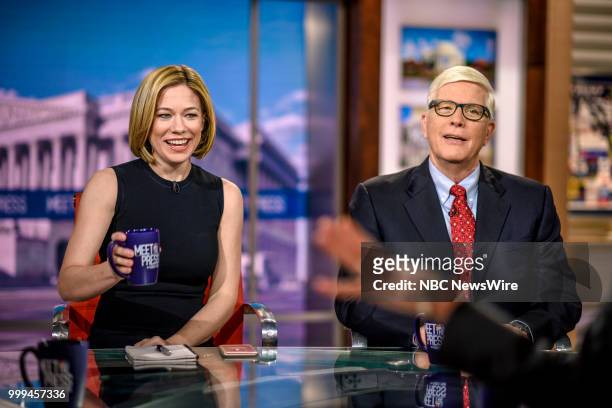Pictured: Elise Jordan, NBC News Political Analyst; Contributor, TIME, and Hugh Hewitt , Radio Host, The Hugh Hewitt Show; NBC News Contributor,...