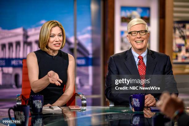 Pictured: Elise Jordan, NBC News Political Analyst; Contributor, TIME, and Hugh Hewitt , Radio Host, The Hugh Hewitt Show; NBC News Contributor,...