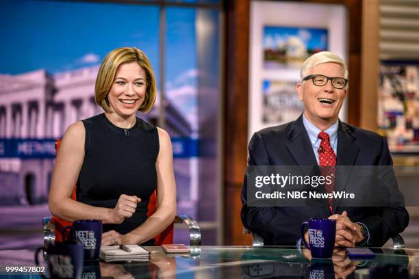 Pictured: Elise Jordan, NBC News Political Analyst; Contributor, TIME, and Hugh Hewitt , Radio Host, The Hugh Hewitt Show; NBC News Contributor,...
