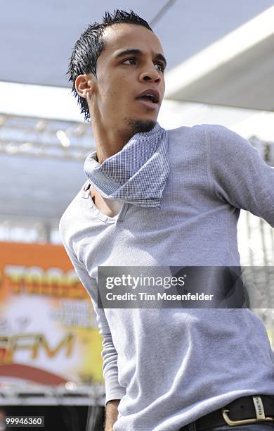 Aston Merrygold of JLS performs as part of KIIS FM's Wango Tango 2010 at Staples Center on May 15, 2010 in Los Angeles, California.