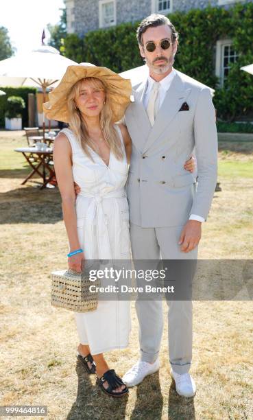 Melissa Tarling and Richard Bideul attend Cartier Style Et Luxe at The Goodwood Festival Of Speed, Goodwood, on July 15, 2018 in Chichester, England.