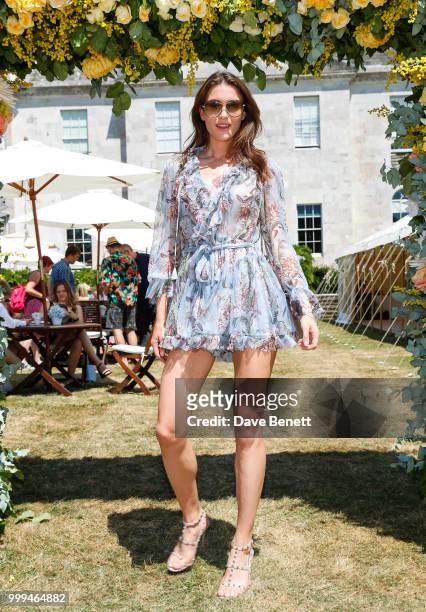 Charlotte Pallister attends Cartier Style Et Luxe at The Goodwood Festival Of Speed, Goodwood, on July 15, 2018 in Chichester, England.