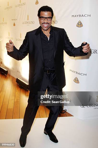 Musician Lionel Richie attends the de Grisogono party at the Hotel Du Cap on May 18, 2010 in Cap D'Antibes, France.