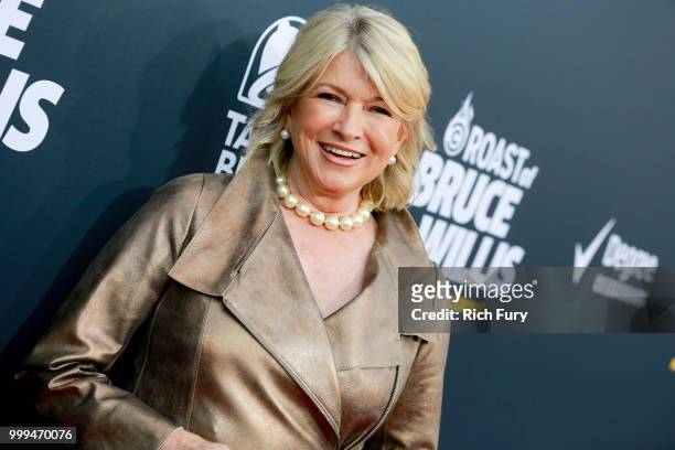Martha Stewart attends the Comedy Central Roast of Bruce Willis at Hollywood Palladium on July 14, 2018 in Los Angeles, California.