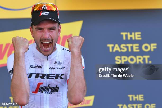 Podium / John Degenkolb of Germany and Team Trek Segafredo / Celebration / during the 105th Tour de France 2018, Stage 9 a 156,5 stage from Arras...