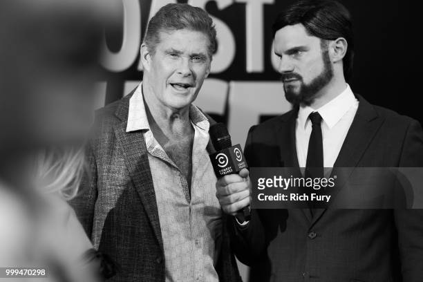 David Hasselhoff attends the Comedy Central Roast of Bruce Willis at Hollywood Palladium on July 14, 2018 in Los Angeles, California.