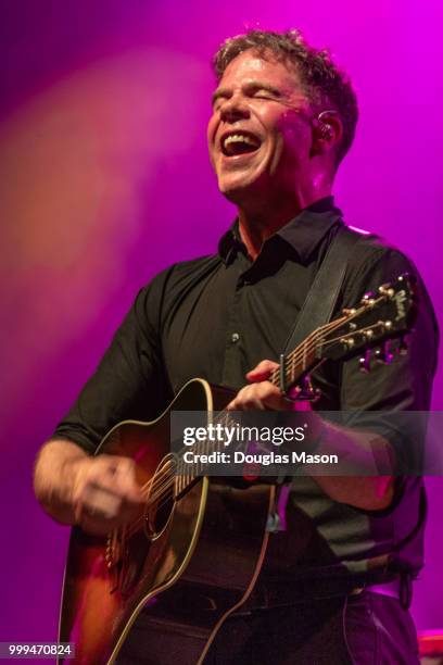 Josh Ritter performs during the Green River Festival 2018 at Greenfield Community College on July 13, 2018 in Greenfield, Massachusetts.