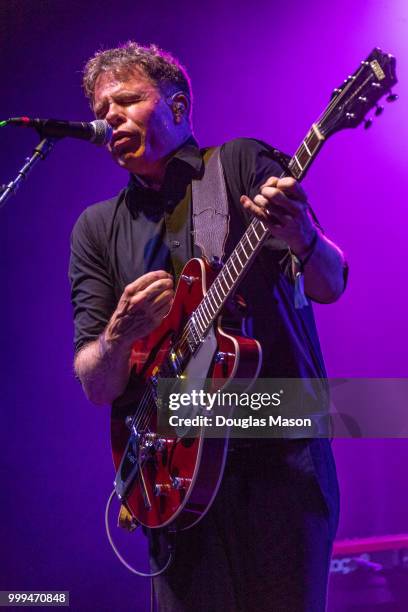 Josh Ritter performs during the Green River Festival 2018 at Greenfield Community College on July 13, 2018 in Greenfield, Massachusetts.