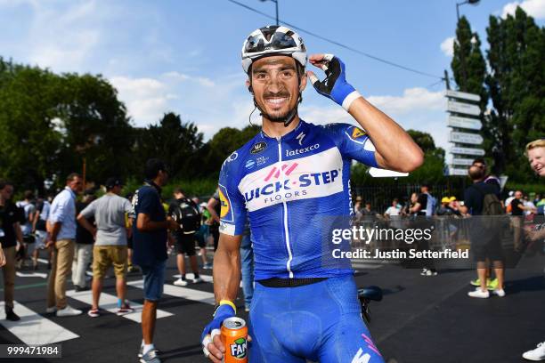 Arrival / Julian Alaphilippe of France and Team Quick-Step Floors / during the 105th Tour de France 2018, Stage 9 a 156,5 stage from Arras Citadelle...