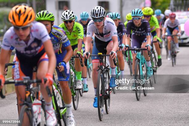 Ann-Sophie Duyck of Belgium and Cervelo-Bigla Pro Cycling Team / during the 29th Tour of Italy 2018 - Women, Stage 10 a 120,3km stage from Cividale...