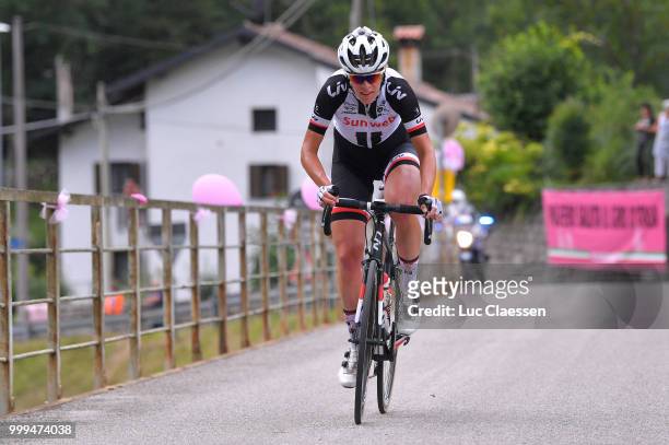 Eleonora van Dijk of The Netherlands and Team Sunweb / during the 29th Tour of Italy 2018 - Women, Stage 10 a 120,3km stage from Cividale del Friuli...