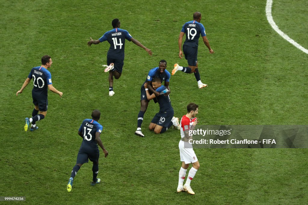 France v Croatia - 2018 FIFA World Cup Russia Final