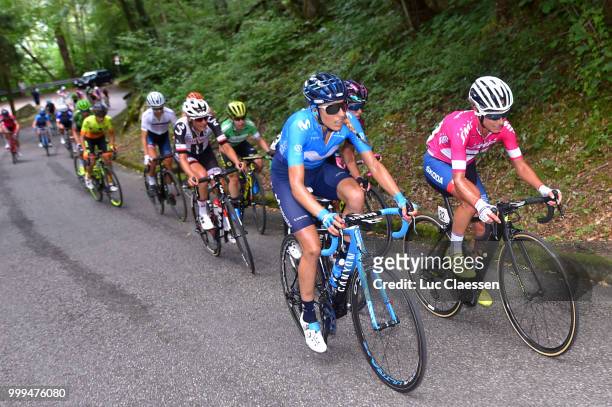 Margarita Victoria Garcia of Spain and Movistar Women Team / Ashleigh Moolman Pasio of South Africa and Cervelo-Bigla Pro Cycling Team / during the...