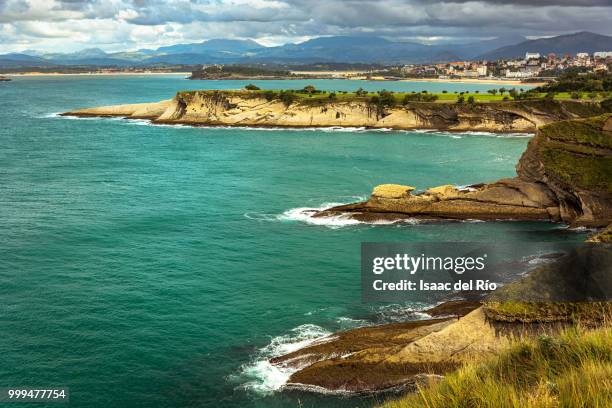 santander desde cabo mayor - río stock pictures, royalty-free photos & images