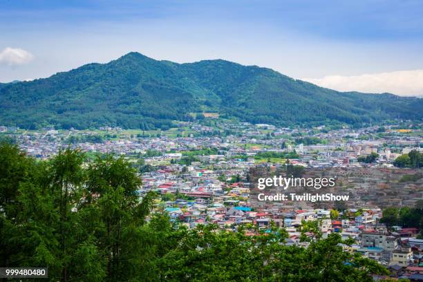 crowded house in city, high angle view - townscape stock pictures, royalty-free photos & images