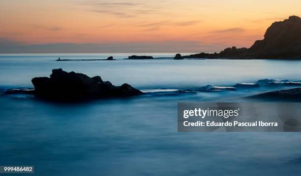 atardecer en playa de los estudiantes - atardecer stock pictures, royalty-free photos & images