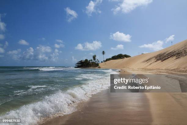 the genipabu beach and sand dunes in natal - rn - brazil - natal rn stock pictures, royalty-free photos & images