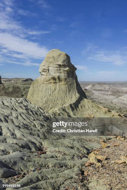 petrified forest bosque petrificado national monument, sarmiento, chubut, argentina - bosque stock pictures, royalty-free photos & images