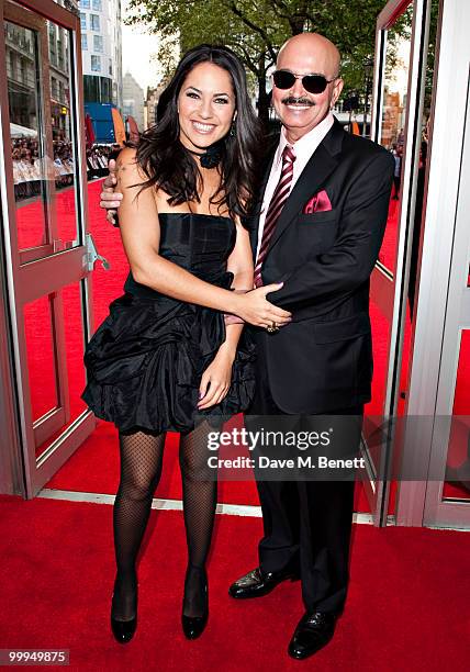Barbara Mori and Rakesh Roshan attend the European Premiere of 'Kites' at Odeon West End on May 18, 2010 in London, England.