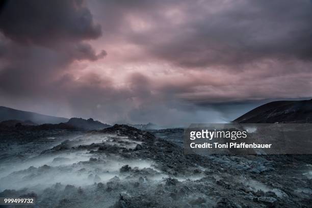 tolbachik volcano, kamchatka, russia - russian far east stock pictures, royalty-free photos & images
