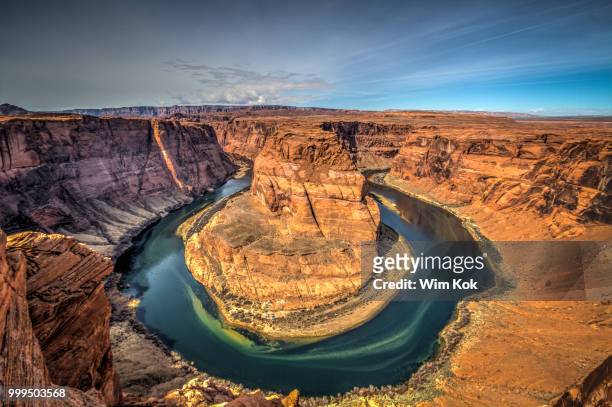 horseshoe bend, hdr - kok stock pictures, royalty-free photos & images