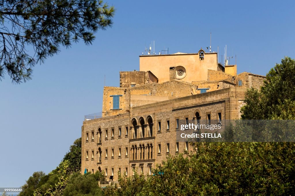 Ermita de Sant Salvador, near Felanitx, Majorca, Balearic Islands, Spain