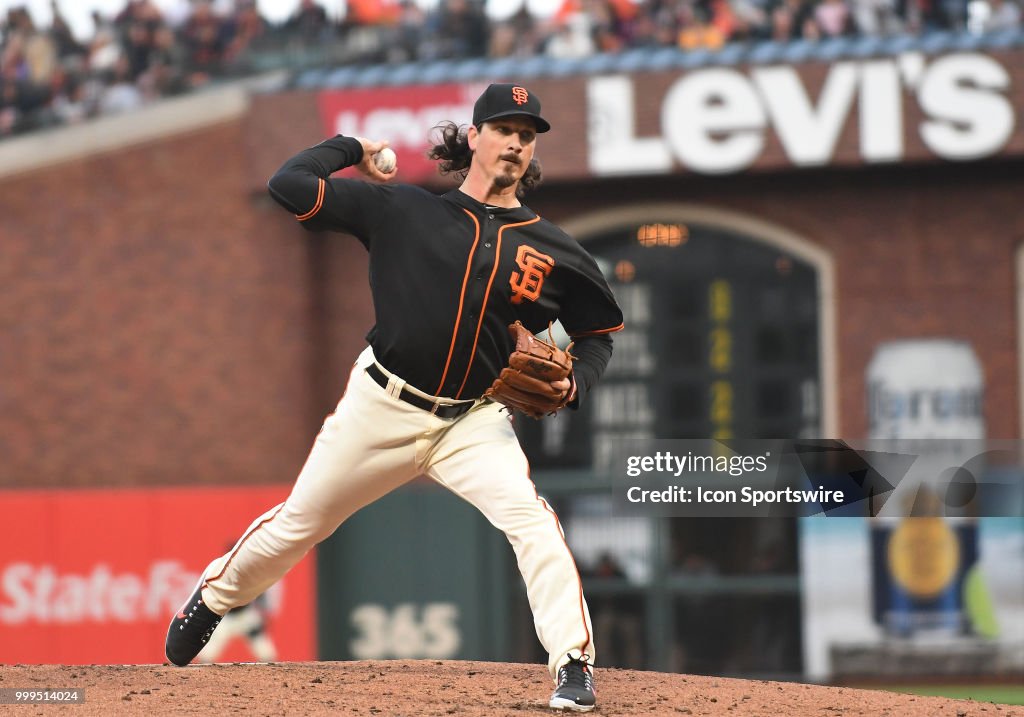 MLB: JUL 14 Athletics at Giants