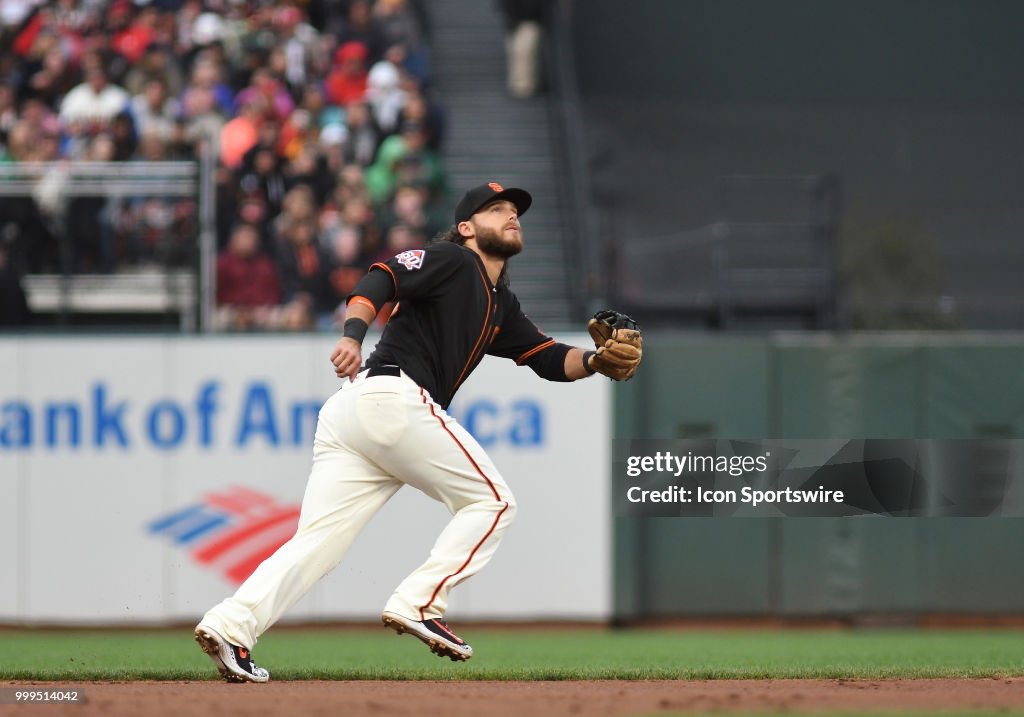 MLB: JUL 14 Athletics at Giants