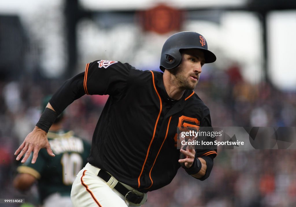 MLB: JUL 14 Athletics at Giants